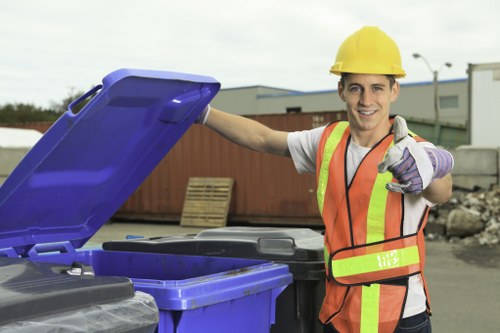 Site audit documentation and schedule for commercial bin collection